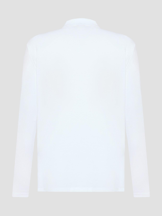 Polo uni donoslong blanc homme - Hugo