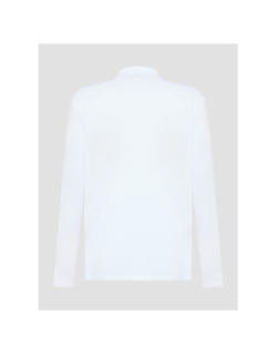 Polo uni donoslong blanc homme - Hugo