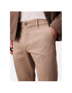 Pantalon chino slim stretch beige femme - Calvin Klein