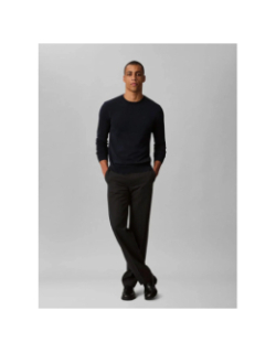 Pull supima bleu marine homme - Calvin Klein