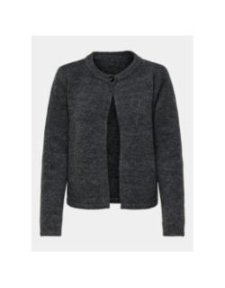 Gilet cardigan altos gris anthracite femme - Only