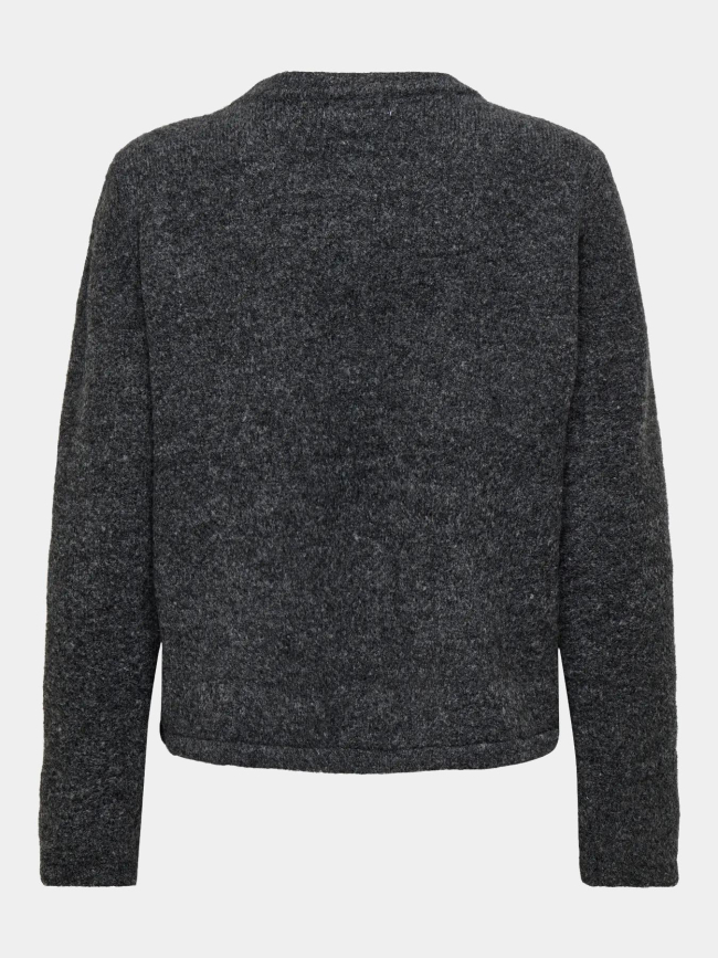 Gilet cardigan altos gris anthracite femme - Only