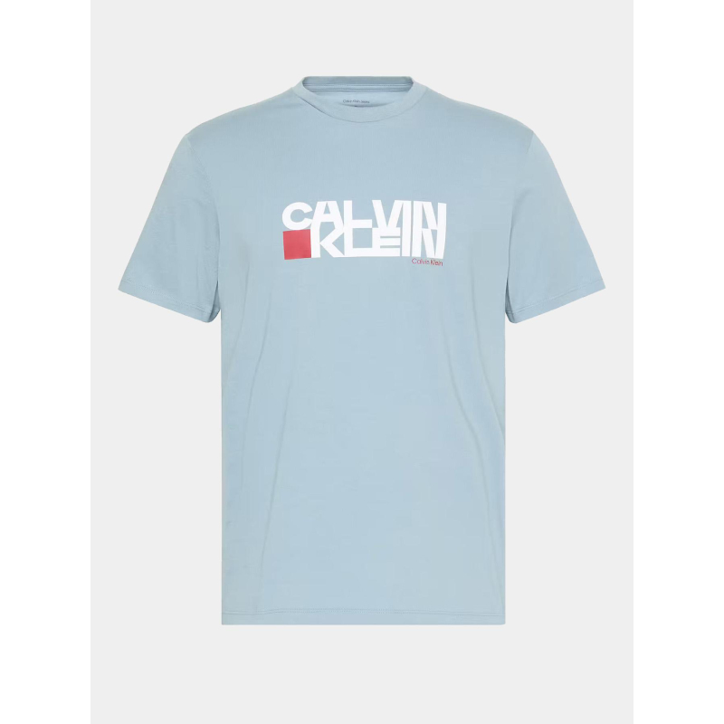T-shirt 30s redbox graphic logo bleu homme - Calvin Klein Jeans