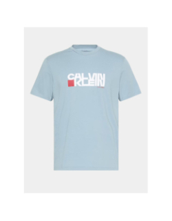 T-shirt 30s redbox graphic logo bleu homme - Calvin Klein Jeans