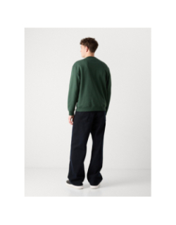 Sweatshirt terry badge vert homme - Calvin Klein Jeans