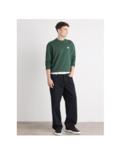 Sweatshirt terry badge vert homme - Calvin Klein Jeans