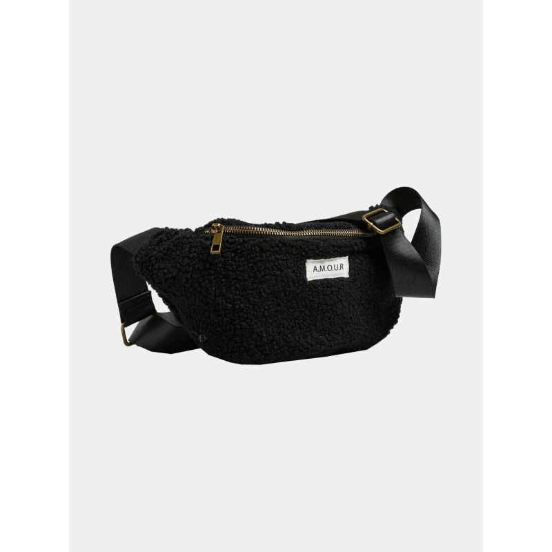 Sac banane teddy nala noir femme - Pieces