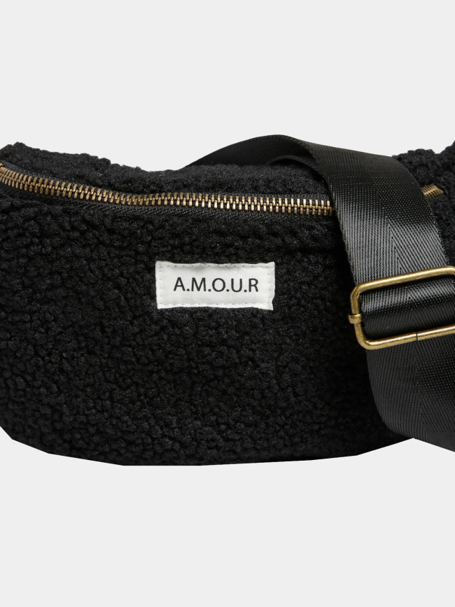 Sac banane teddy nala noir femme - Pieces