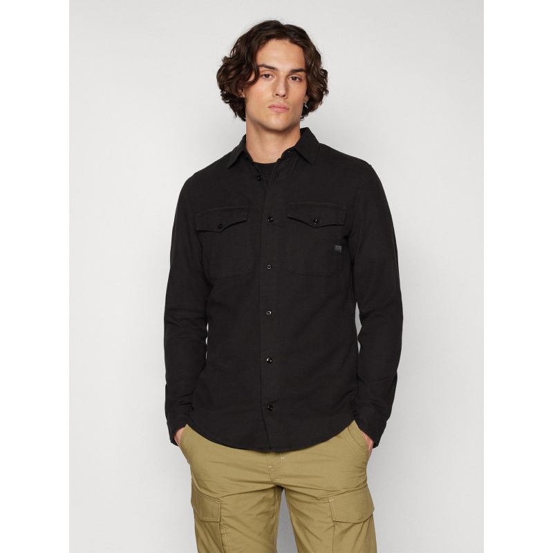 Chemise slim noir homme - G Star