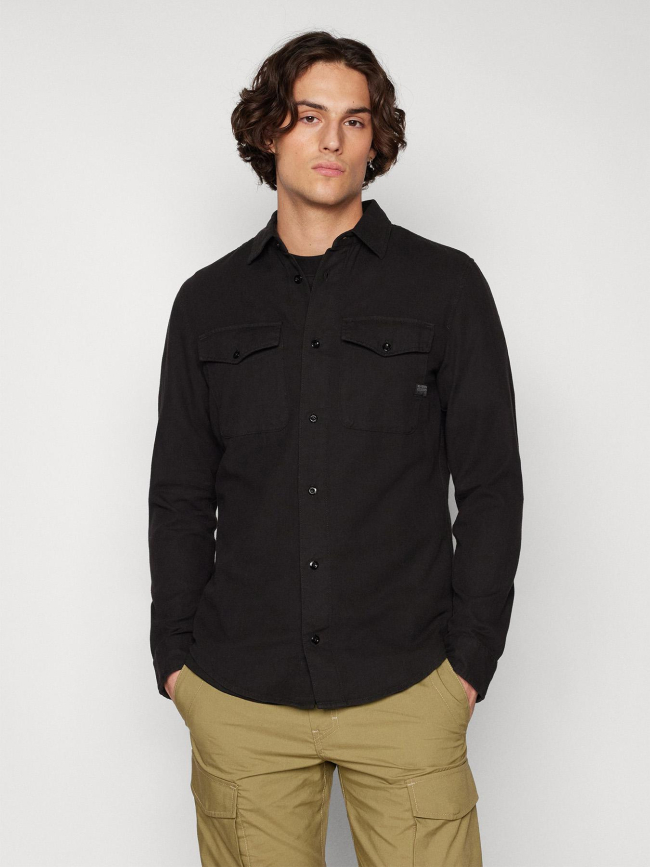 Chemise slim noir homme - G Star