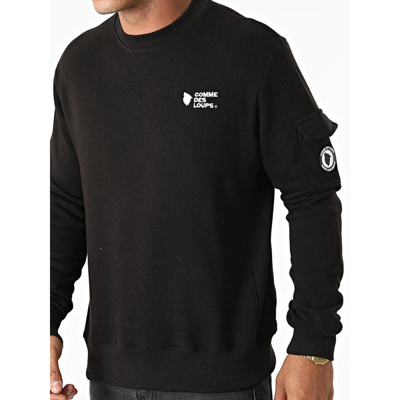 Sweatshirt brooklyn noir homme - Comme Des Loups