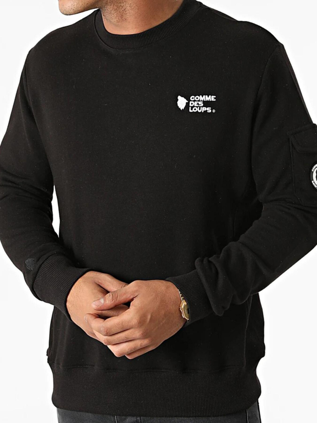 Sweatshirt brooklyn noir homme - Comme Des Loups