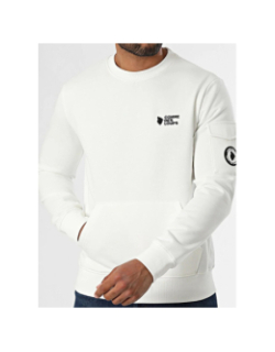 Sweatshirt brooklyn blanc homme - Comme Des Loups