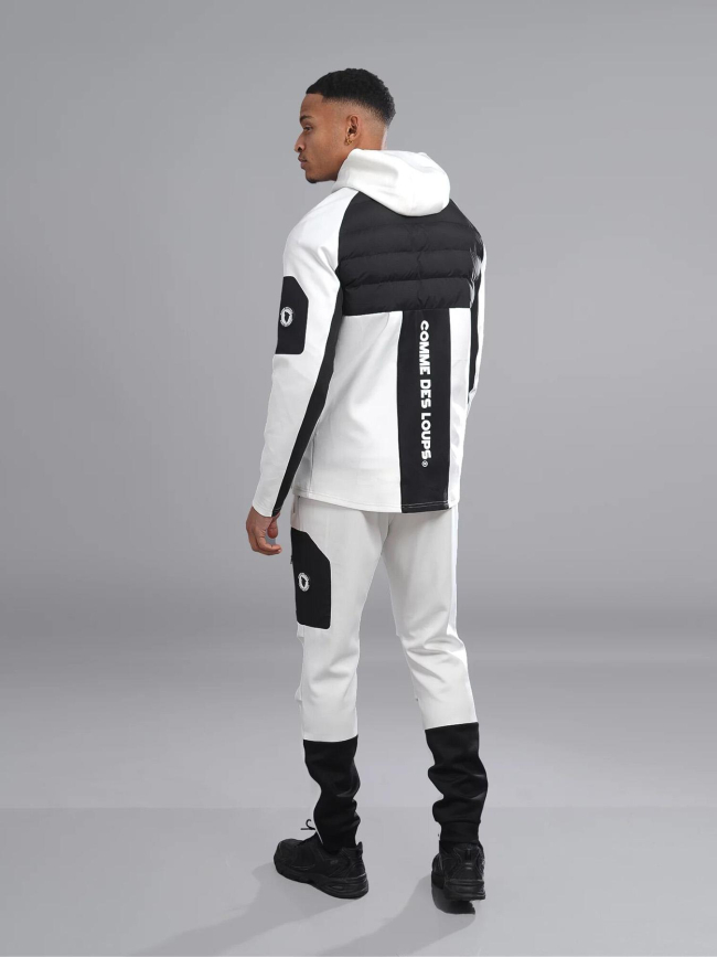 Ensemble veste jogging turbo blanc homme - Comme Des Loups