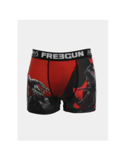 Boxer en microfibre ac shadows rouge homme - Freegun