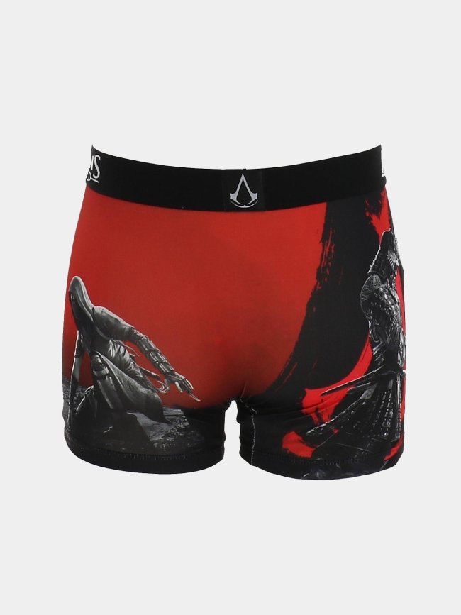 Boxer en microfibre ac shadows rouge homme - Freegun