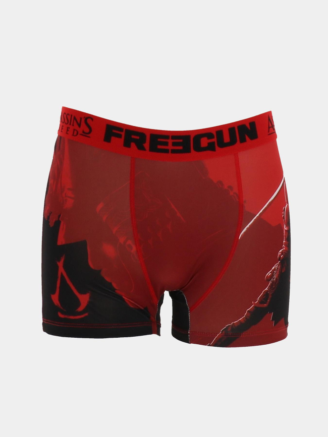 Boxer en microfibre ac shadows naoe rouge homme - Freegun