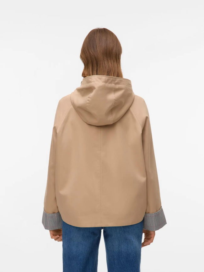 Trench coat court waleslydia beige femme - Vero Moda