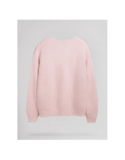 Pull col v effet pailleté rachel rose femme - Teddy Smith