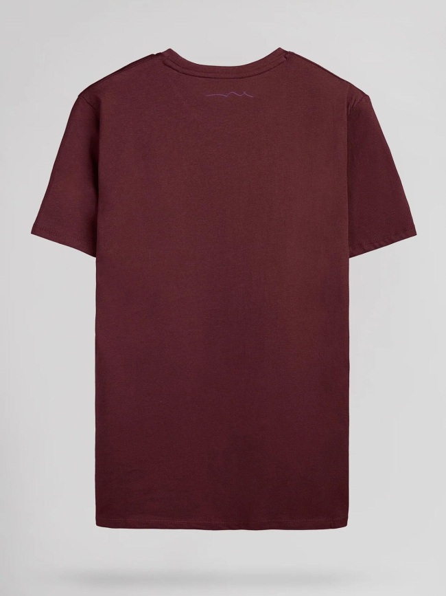 T-shirt the tee 1 bordeaux homme - Teddy Smith