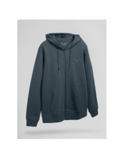 Sweat zippé giclass jim storm gris homme - Teddy Smith