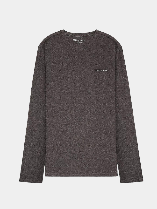 T-shirt manches longues the tee 2 gris homme - Teddy Smith