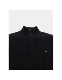 Pull col zippé flack noir homme - Benson & Cherry