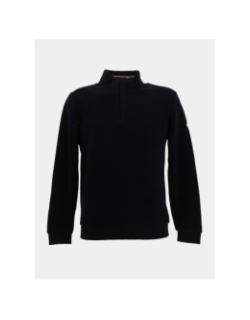 Sweat col zippé milan bleu marine homme - Benson & Cherry