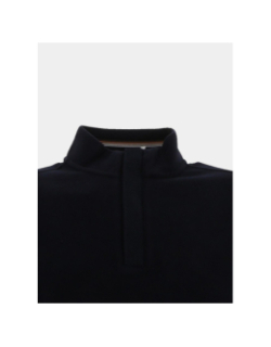 Sweat col zippé milan bleu marine homme - Benson & Cherry