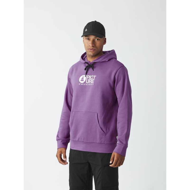 Sweat à capuche basement bright violet homme - Picture