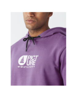 Sweat à capuche basement bright violet homme - Picture
