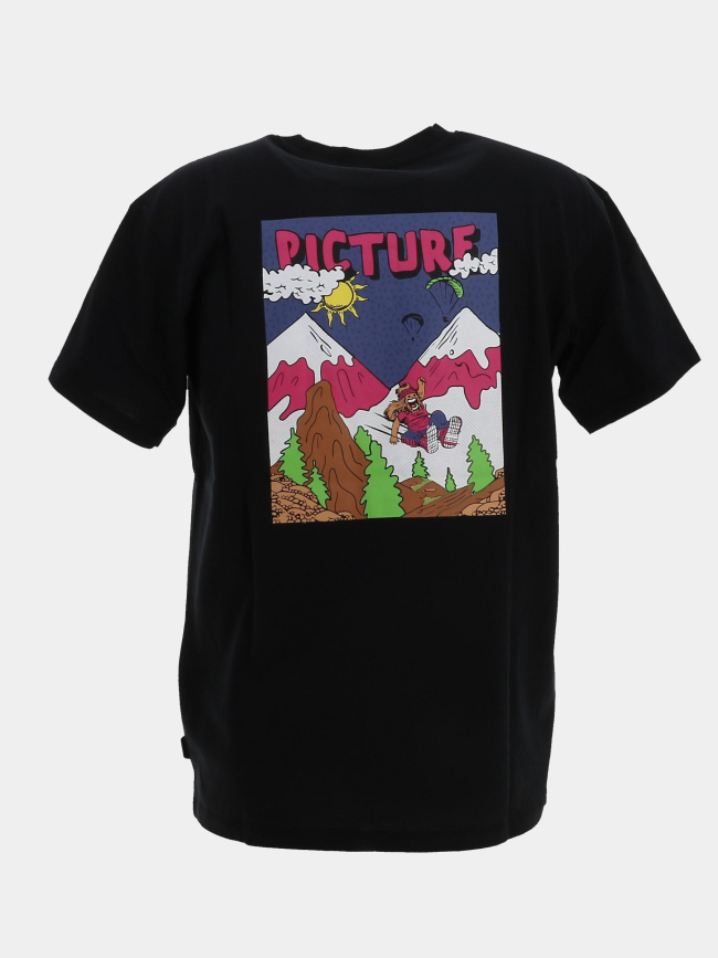 T-shirt tonic banie noir homme - Picture