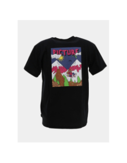 T-shirt tonic banie noir homme - Picture