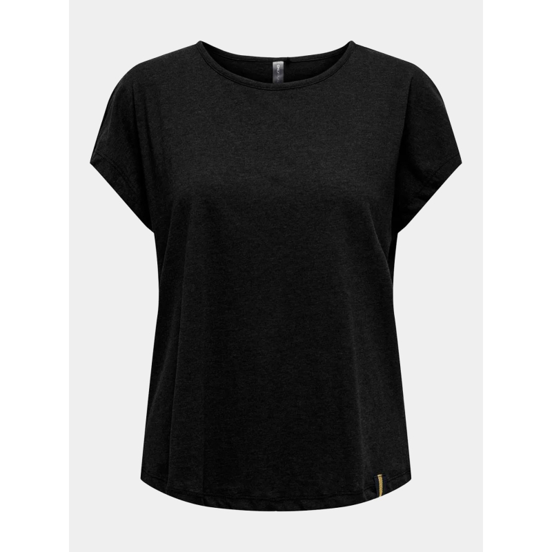T-shirt de sport loose fit onpaub-jyx noir femme - Only