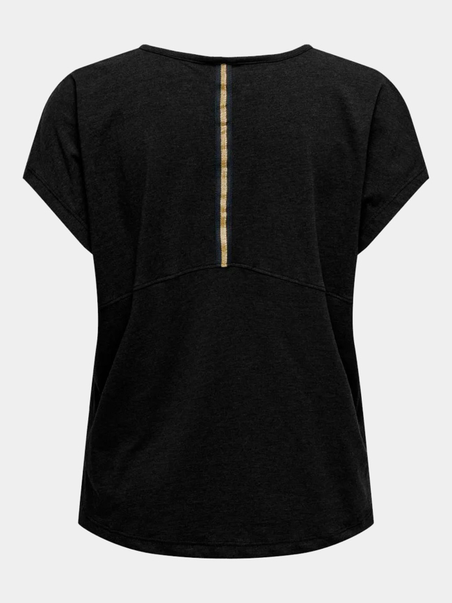 T-shirt de sport loose fit onpaub-jyx noir femme - Only