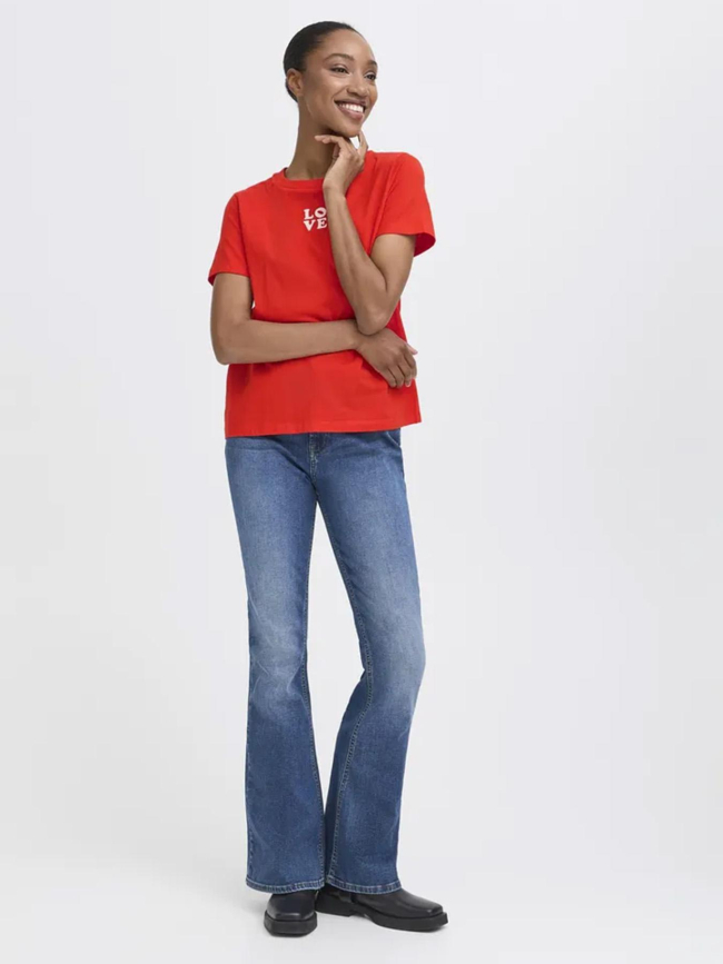 T-shirt camino love rouge femme - Ichi