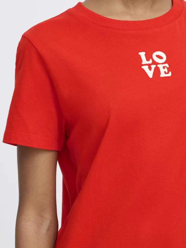 T-shirt camino love rouge femme - Ichi