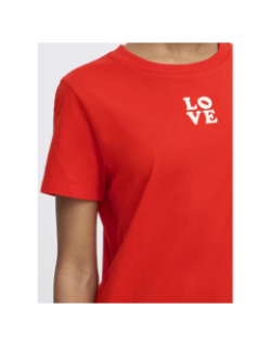 T-shirt camino love rouge femme - Ichi