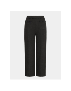 Pantalon texturé kate fringe noir femme - Ichi