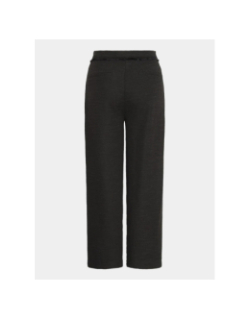 Pantalon texturé kate fringe noir femme - Ichi