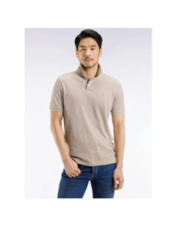 Polo uni chiné anatolia beige homme - Eden Park