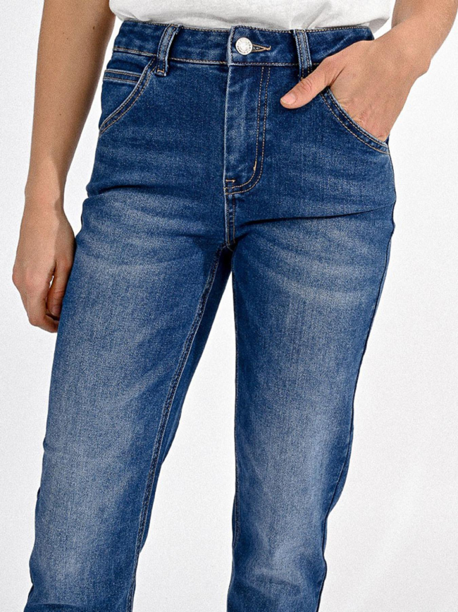 Jean droit brut denim bleu femme - Molly Bracken