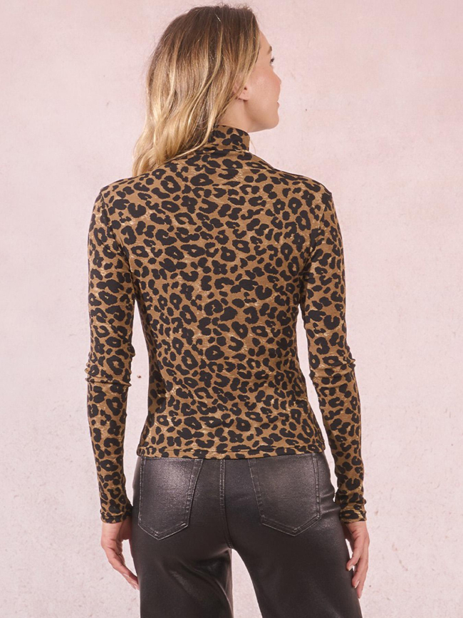 Sous pull léopard marron femme - Molly Bracken