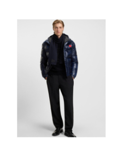 Echarpe zevon uni bleu marine homme - Hugo