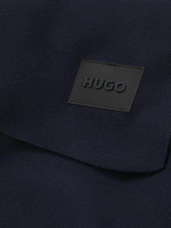 Echarpe zevon uni bleu marine homme - Hugo