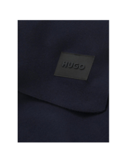 Echarpe zevon uni bleu marine homme - Hugo
