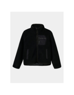 Veste sherpa mattia noir enfant - Name It