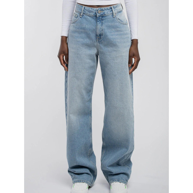 Jean large tomboy bleu femme - Teddy Smith