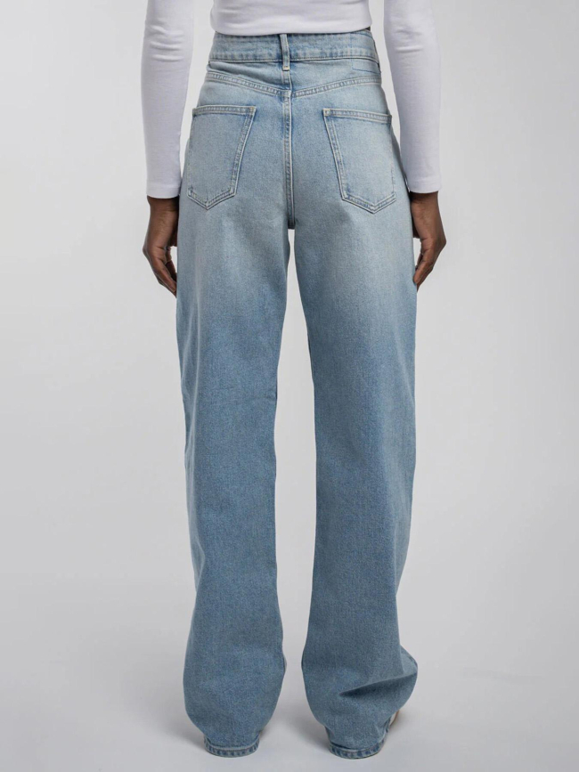 Jean large tomboy bleu femme - Teddy Smith