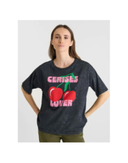 T-shirt spearsgi noir fille - Le Temps Des Cerises